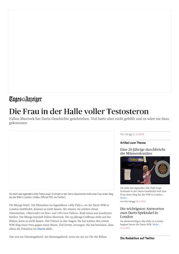 TA: Die Frau in der Halle voller Testosteron